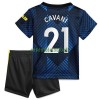 Maillot de Supporter Manchester United Edinson Cavani 21 Troisième 2021-22 Pour Enfant